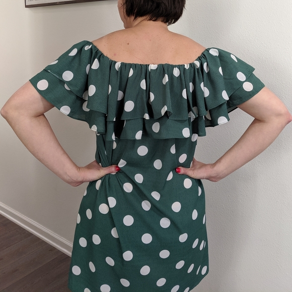 NWOT ~ SHEIN Off the Shoulder Tunic Dress - Picture 4 of 5